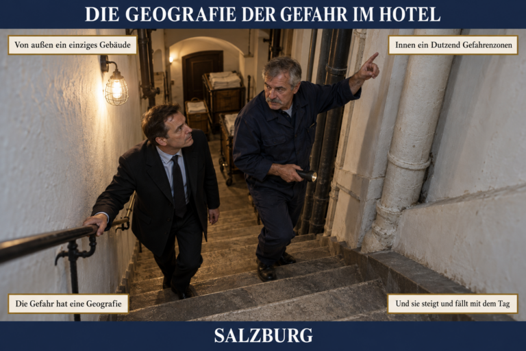 1.2 — Kontextanalyse: die Geografie der Gefahr im Hotel