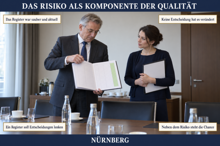 1.4 — Das Risiko als strukturelle Komponente der Qualität