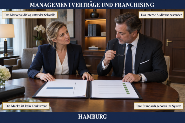 1.8 — Managementverträge, Franchising und Qualitätsanforderungen