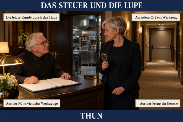 2.15 — Die Zusammenschau: das Steuer und die Lupe
