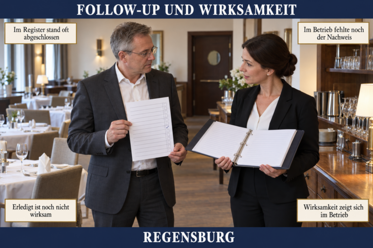 3.12 — Follow-up und Wirksamkeitsprüfung