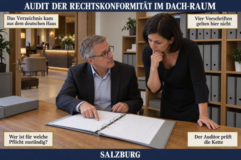 Audit der Rechtskonformität im DACH-Raum