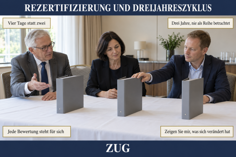 4.12 — Rezertifizierung und Dreijahreszyklus