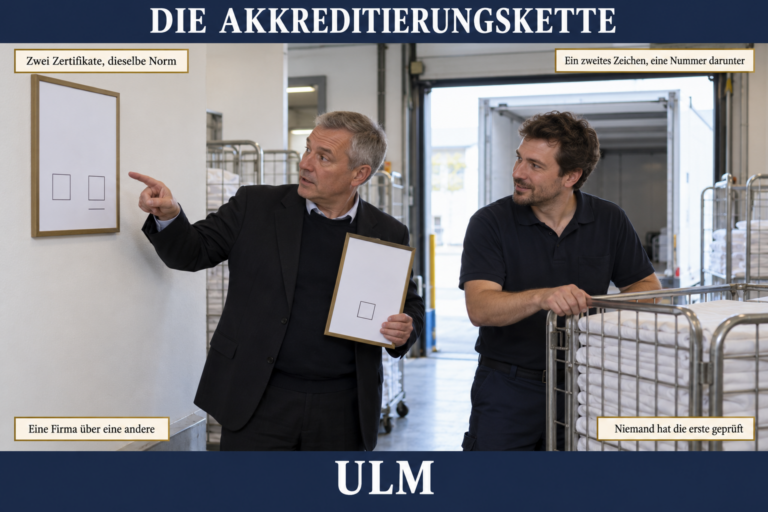 4.3 — Die Akkreditierungskette: Global Accreditation Cooperation, DAkkS, Akkreditierung Austria, SAS