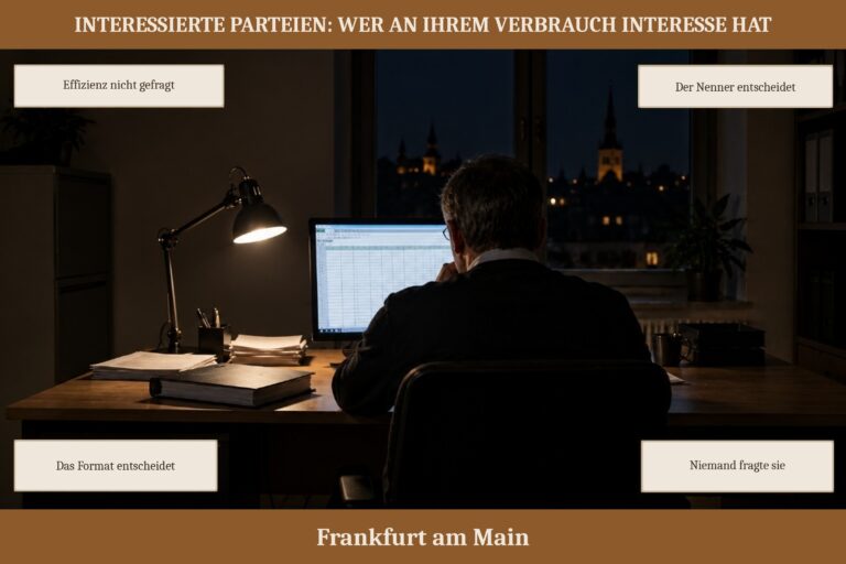 1.3 — Interessierte Parteien: wer an Ihrem Verbrauch Interesse hat