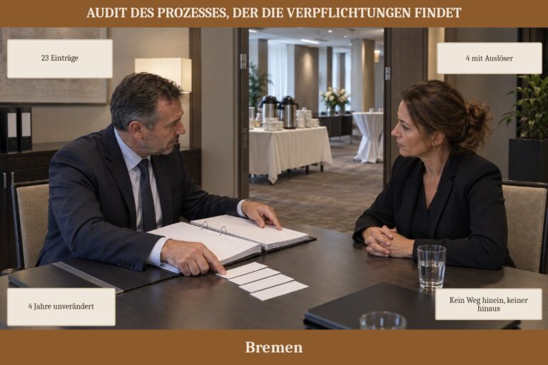 3.4 — Audit des Prozesses, der die Verpflichtungen findet