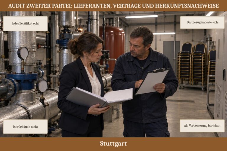 3.7 — Audit zweiter Partei: Lieferanten, Verträge und Herkunftsnachweise