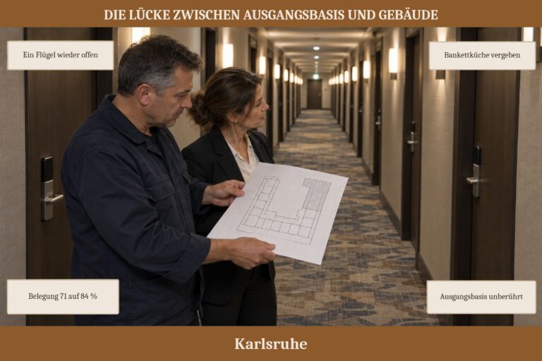 3.8 — Die Lücke zwischen Ausgangsbasis und Gebäude