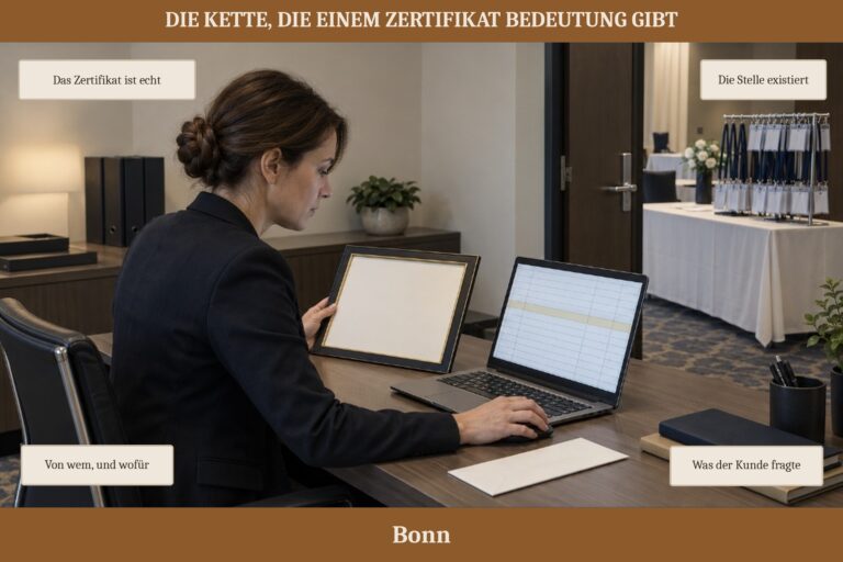 4.1 — Die Kette, die einem Zertifikat Bedeutung gibt