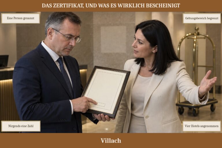 4.8 — Das Zertifikat, und was es wirklich bescheinigt