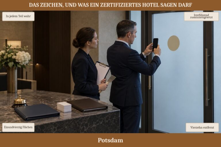 4.10 — Das Zeichen, und was ein zertifiziertes Hotel sagen darf