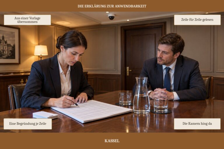 1.9 — Die Erklärung zur Anwendbarkeit: dreiundneunzig Begründungen