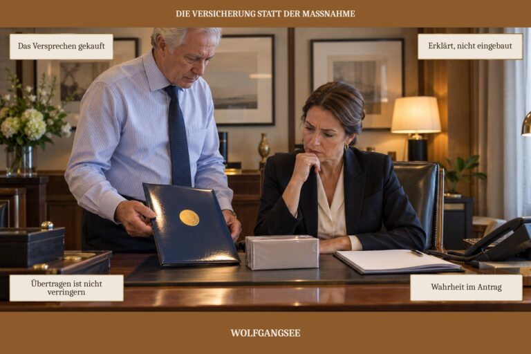 1.11 — Die Versicherung statt der Maßnahme