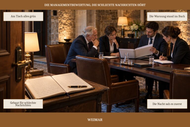 1.14 — Die Managementbewertung, die schlechte Nachrichten hört