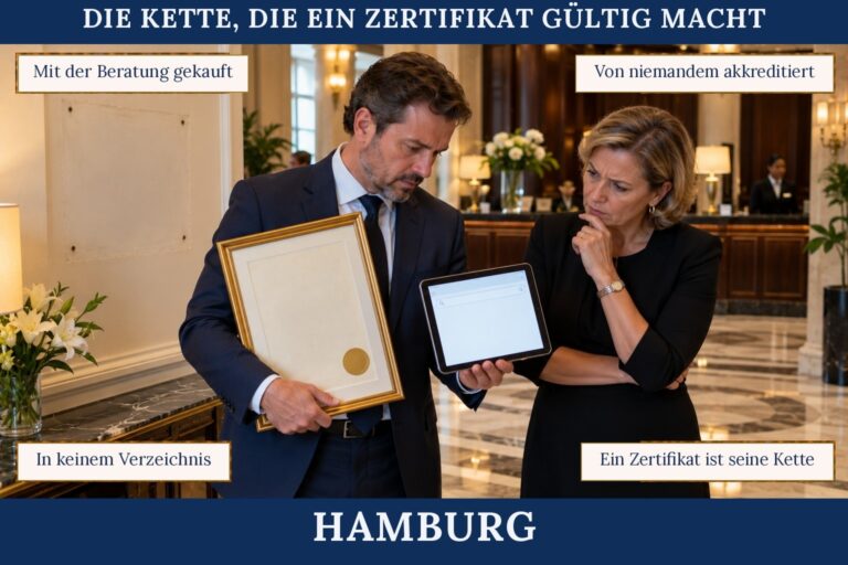 4.1 — Die Kette, die ein Zertifikat gültig macht