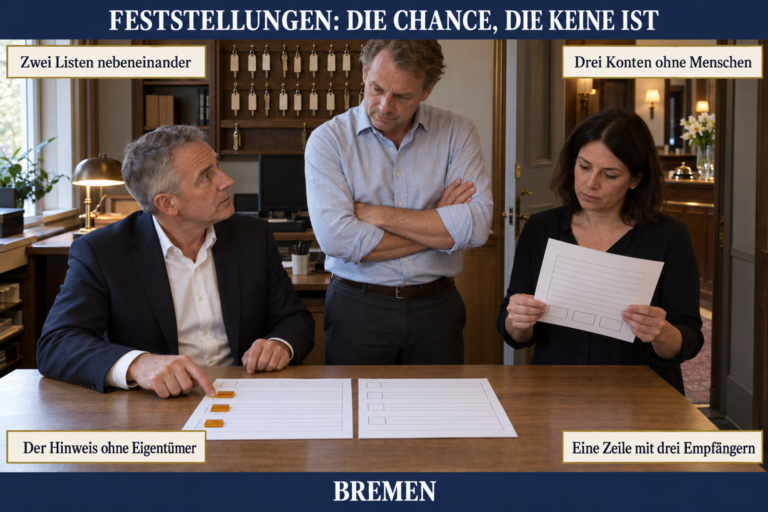 4.7 — Feststellungen: Haupt, Neben und die Chance, die keine ist