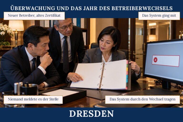 4.9 — Überwachung und das Jahr des Betreiberwechsels