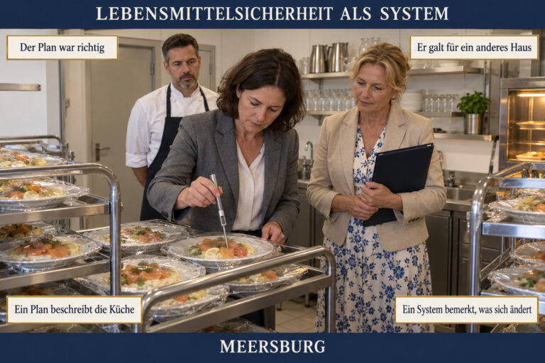 1.1 — Lebensmittelsicherheit als System: der Plan, der die Terrasse nicht kannte