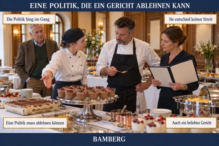1.6 — Lebensmittelsicherheitspolitik: eine Politik, die ein Gericht ablehnen kann
