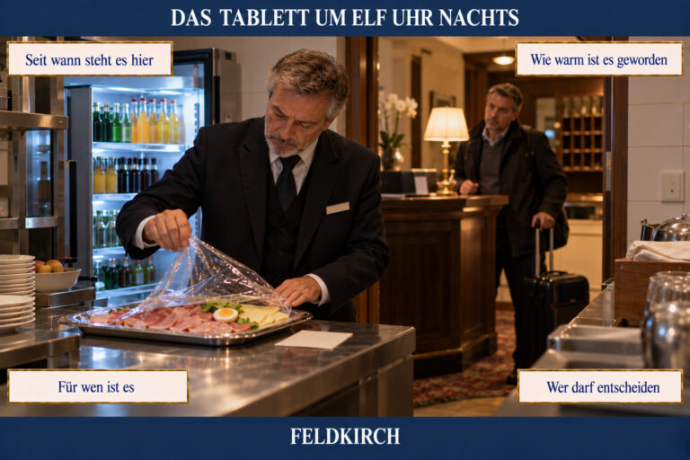 2.13 — Nichtkonforme Produkte: das Tablett um elf Uhr nachts