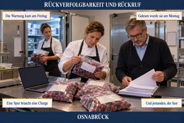2.8 — Rückverfolgbarkeit und der Rückruf, der die Küche erreicht