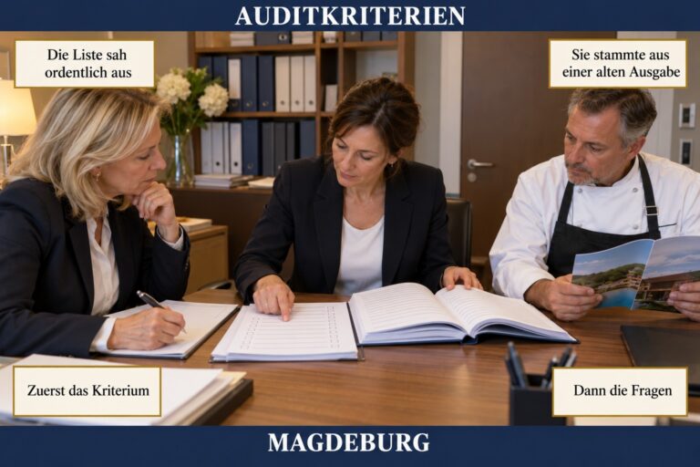 3.3 — Auditkriterien: zuerst der Maßstab, dann die Fragen