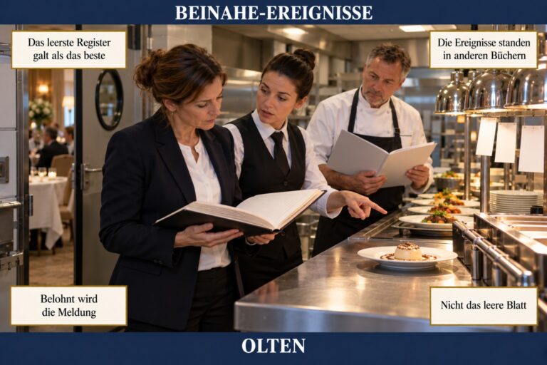 3.8 — Beinahe-Ereignisse: der Teller, der nicht hinausging