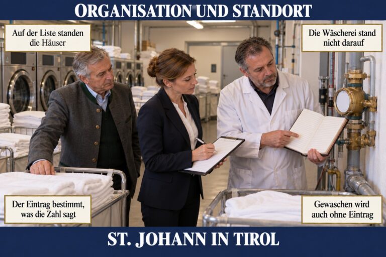 1.4 — Organisation und Standort: was eingetragen wird