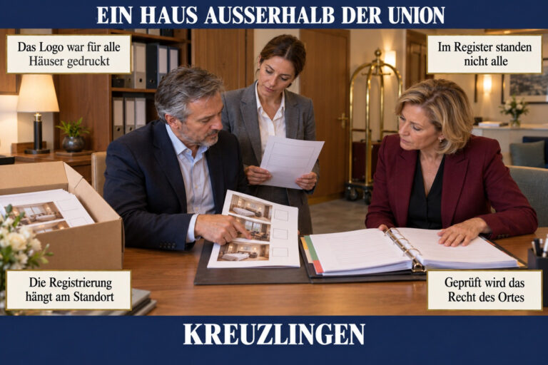 1.5 — Ein Haus außerhalb der Union: die Schweiz und die Registrierung aus einem Drittland