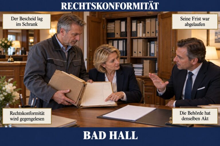 1.7 — Rechtskonformität: das Versprechen, das eine Behörde gegenliest
