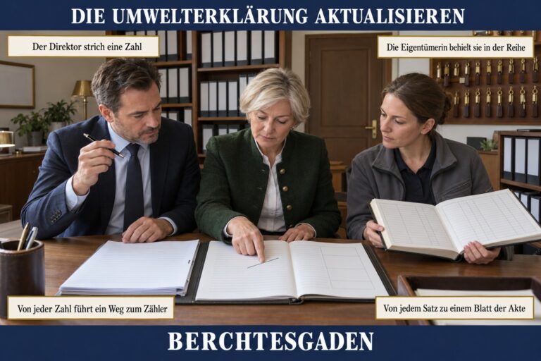 2.15 — Die Umwelterklärung aktualisieren und das Haus zur Begutachtung führen