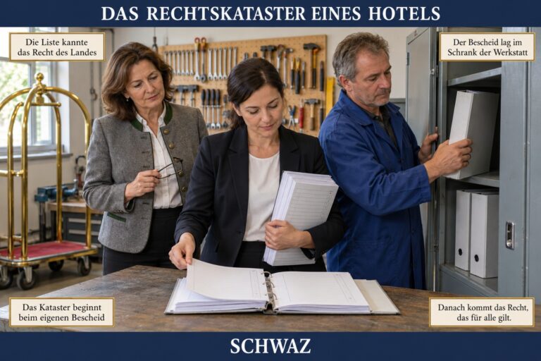 2.2 — Das Rechtskataster eines Hotels: bindende Verpflichtungen ermitteln und bewerten