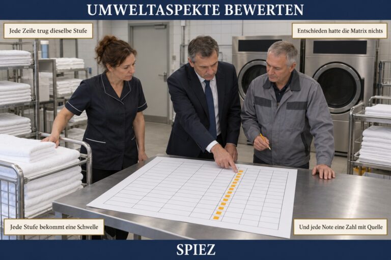 2.3 — Umweltaspekte bewerten: Kriterien für die Bedeutung