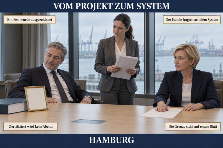 Concept Card 1.14 — Vom Projekt zum System: Anwendungsbereich und Aufbau