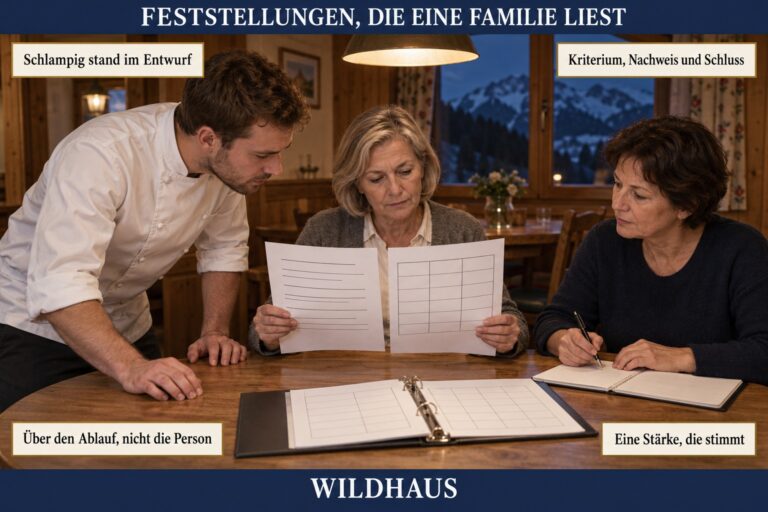 Concept Card 3.10 — Feststellungen schreiben, die eine Familie liest