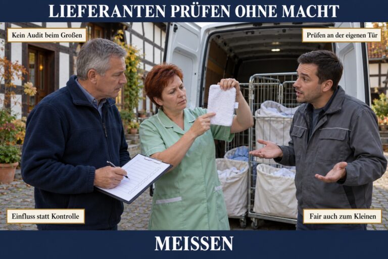 Concept Card 3.14 — Lieferanten prüfen ohne Macht: der kleine Kunde