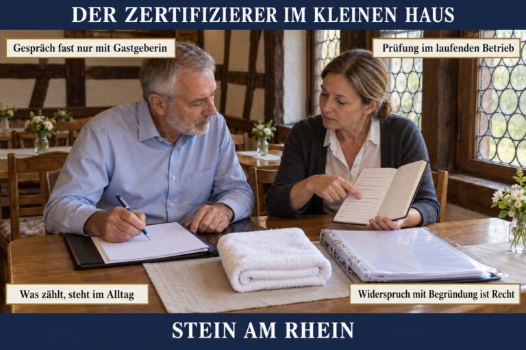 Concept Card 4.10 — Der Zertifizierer im kleinen Haus: Stufe 1 und Stufe 2 ohne Abteilungen