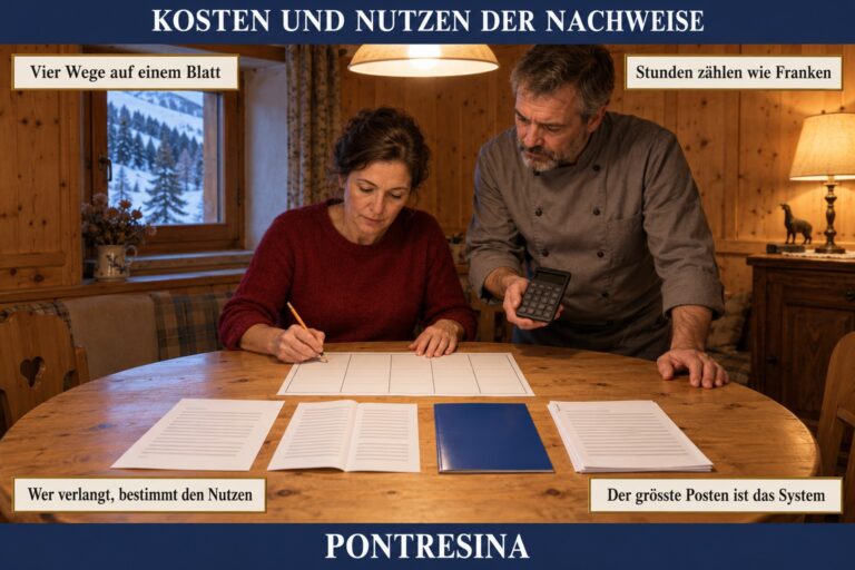 Concept Card 4.13 — Kosten und Nutzen der Nachweise im Vergleich