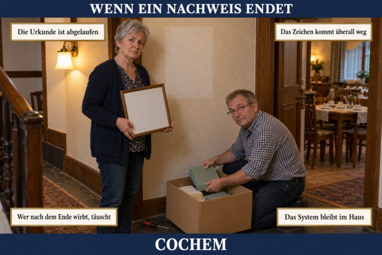 Concept Card 4.14 — Wenn ein Nachweis endet: Ablauf, Aberkennung und Neubeginn