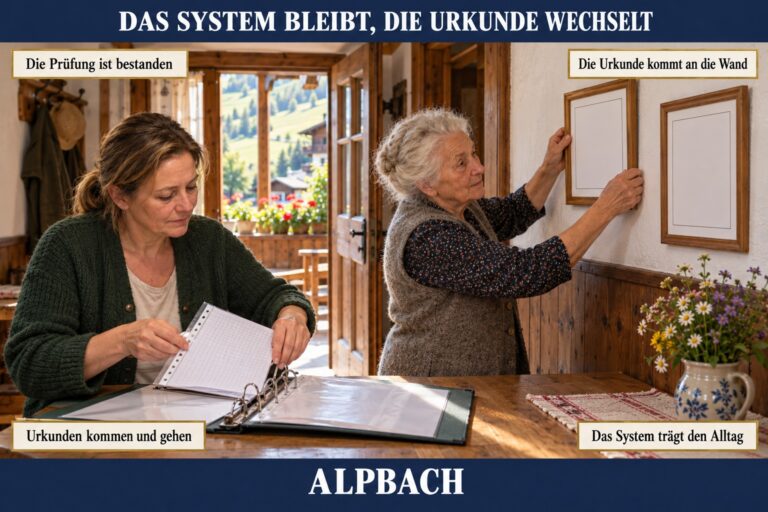 Concept Card 4.15 — Das System bleibt, die Urkunde wechselt