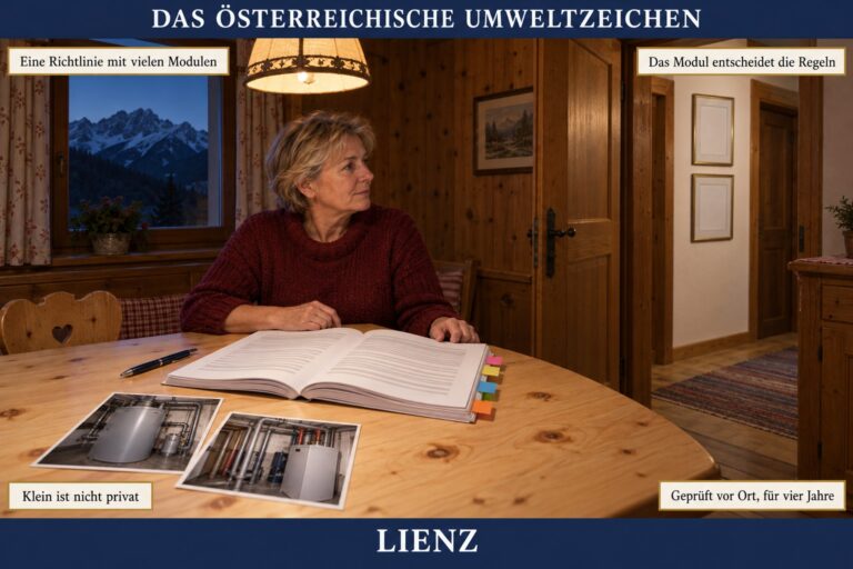 Concept Card 4.6 — Das Österreichische Umweltzeichen für ein kleines Haus