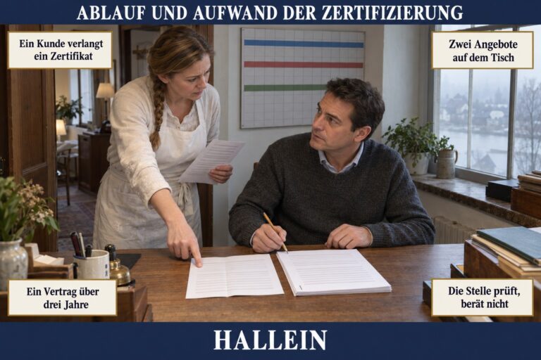 Concept Card 4.9 — Die ISO-Zertifizierung eines kleinen Hauses: Ablauf und Aufwand